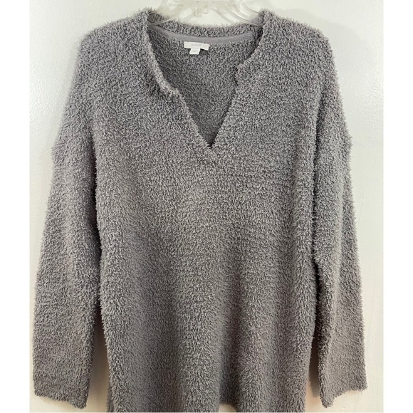 PureJill Grey V-neck Sweater Women’s Size: M - Picture 5 of 8